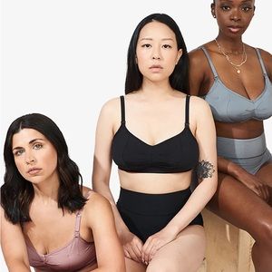 Bodily - 2 Do Anything Bras - Black and Dusk - M